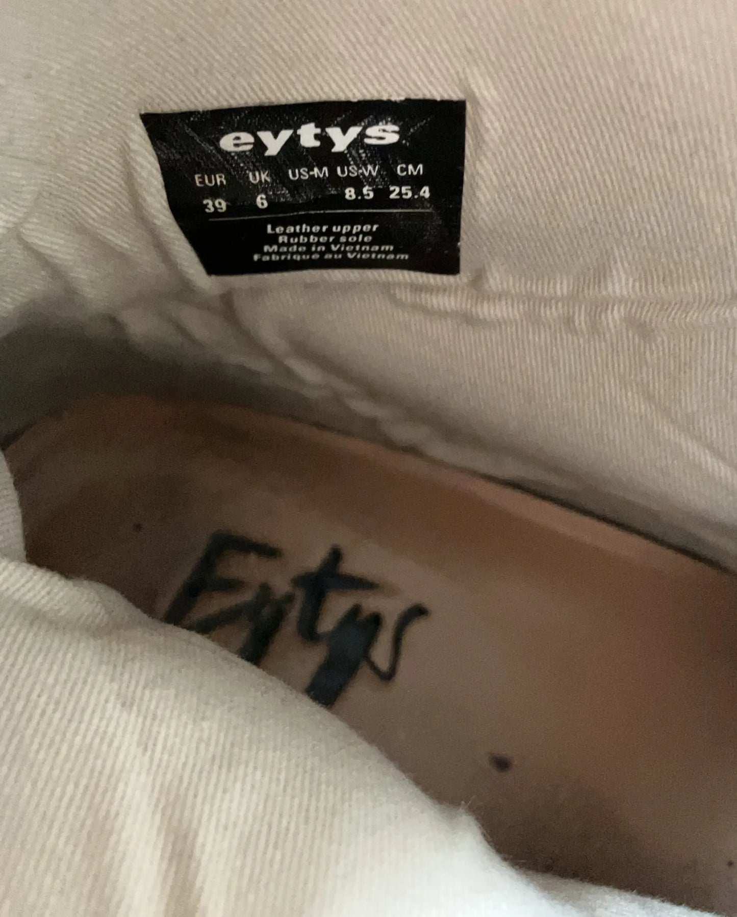 Eytys-skinnboots