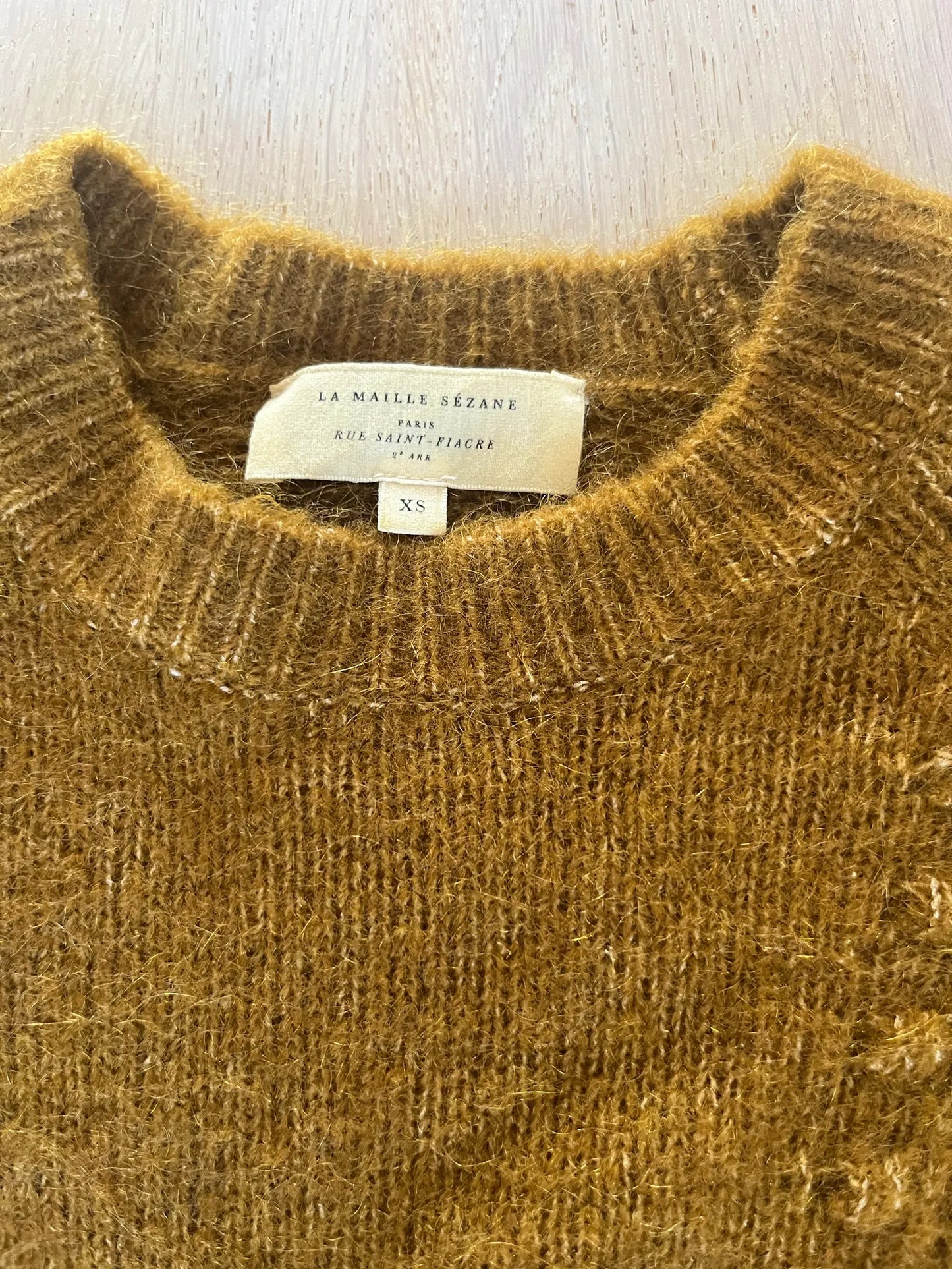 Sézane Pull Come (guldbrun)-tröja