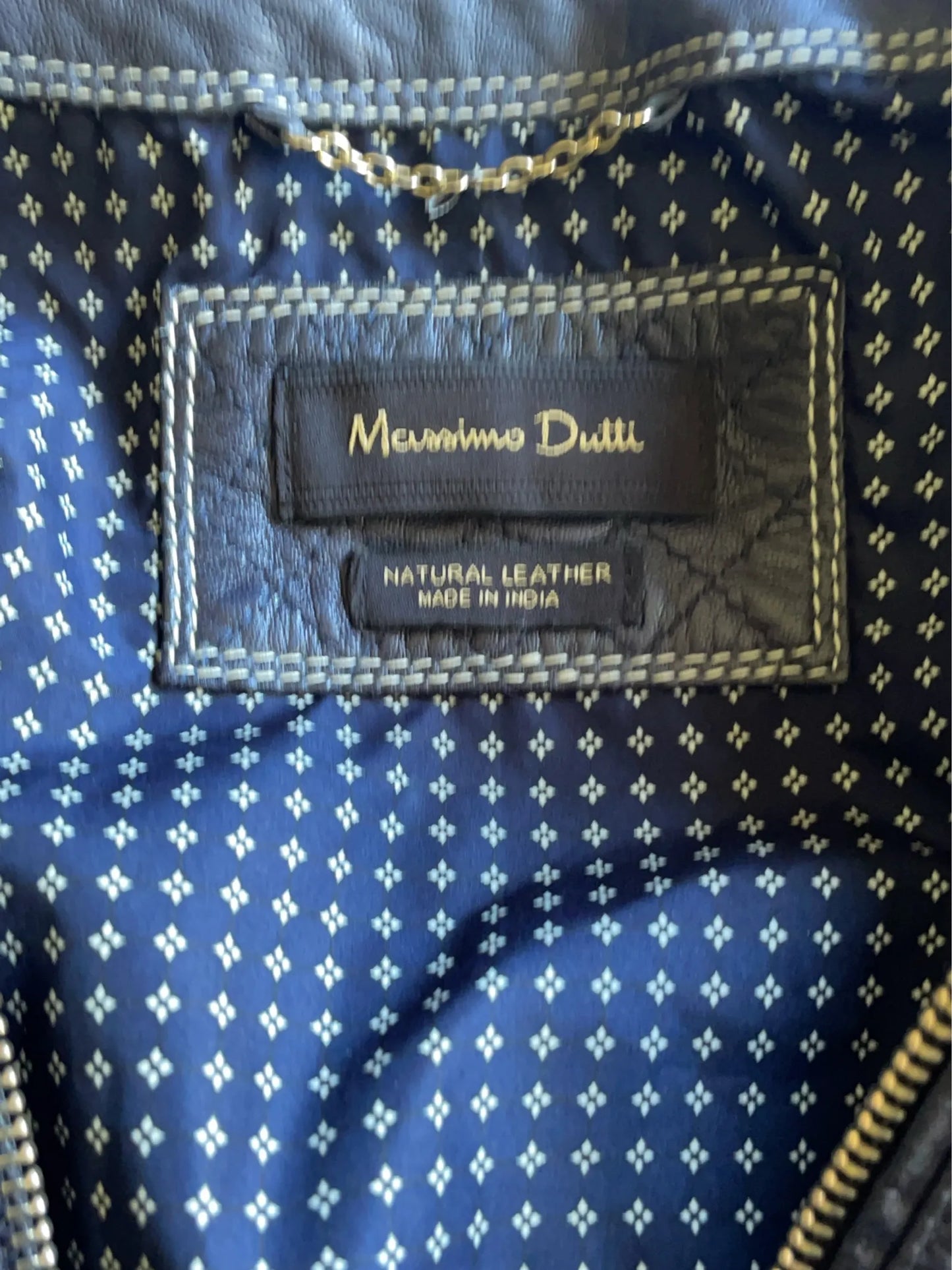 Massimo Dutti-skinnjacka