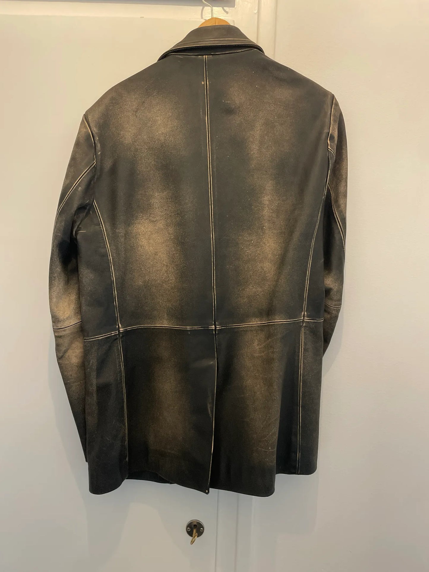 Eytys Cameron Brushed Black Leather jacket