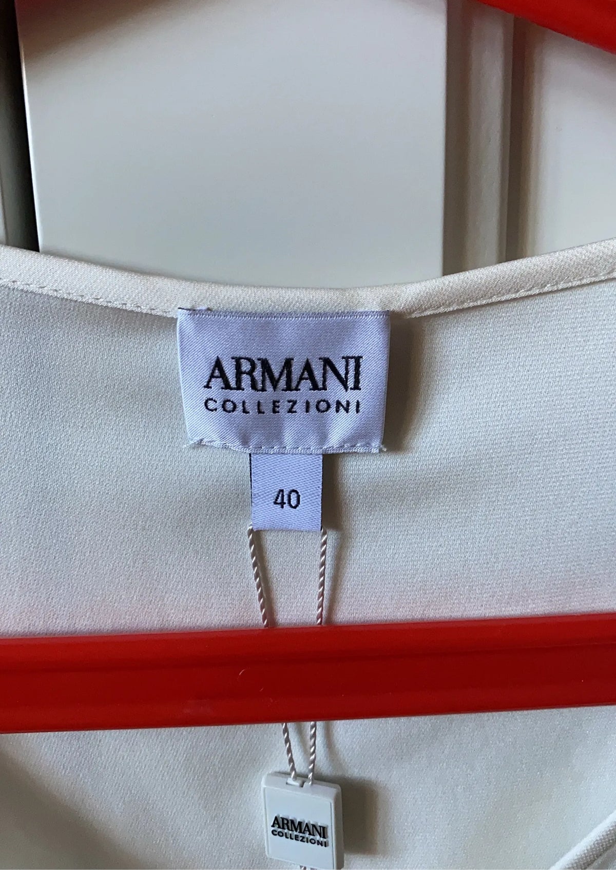 Armani-sidenblus NWT