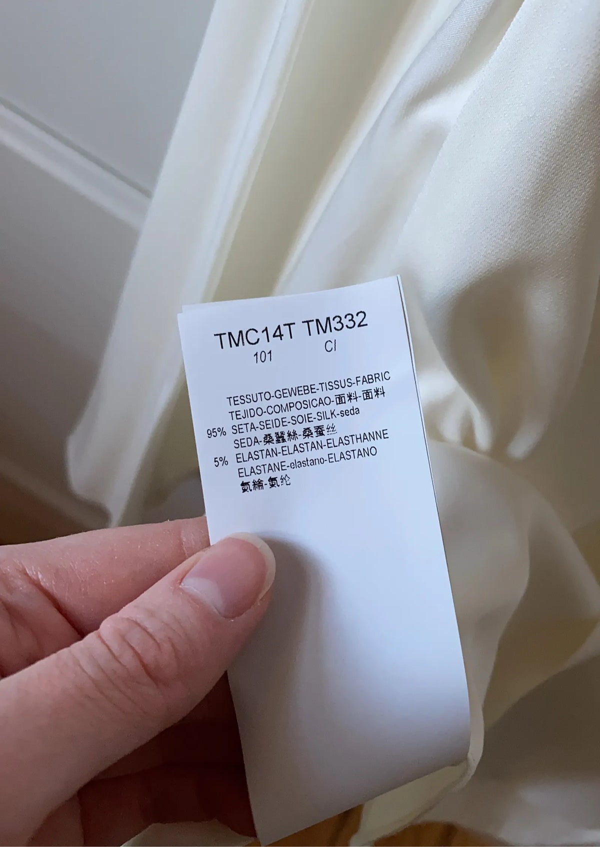 Armani-sidenblus NWT