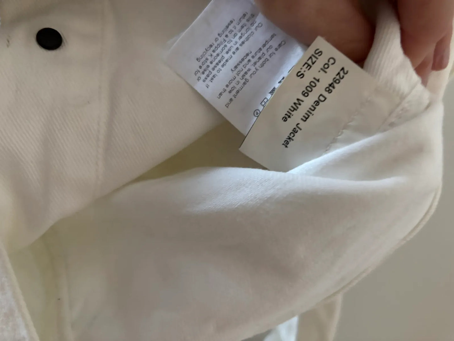 Filippa K Vit Jeansjacka Jacket