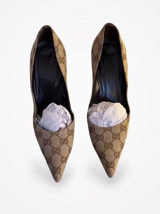 Gucci Cloth Heels From Heels