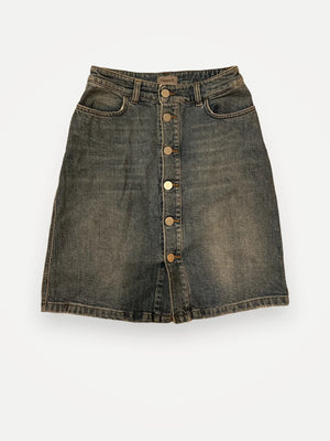 Filippa K Mid Blue Denim Vintage-kjol