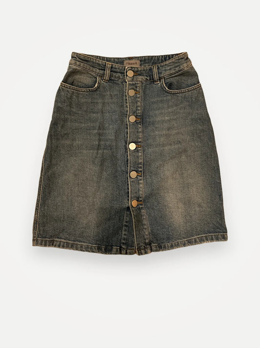 Filippa K Mid Blue Denim Vintage-kjol