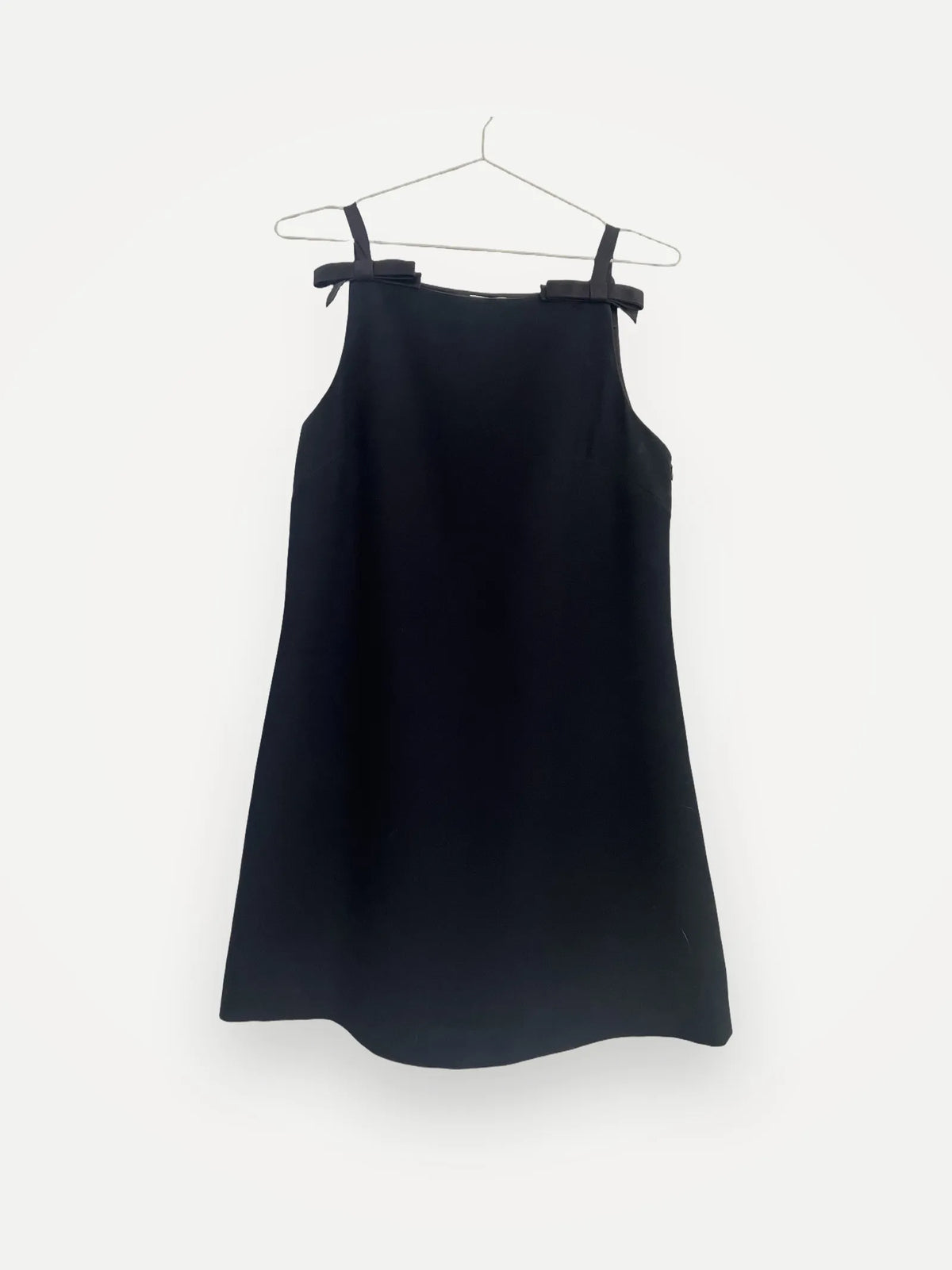 Miu Miu Bow Embellished Cady Mini-klänning