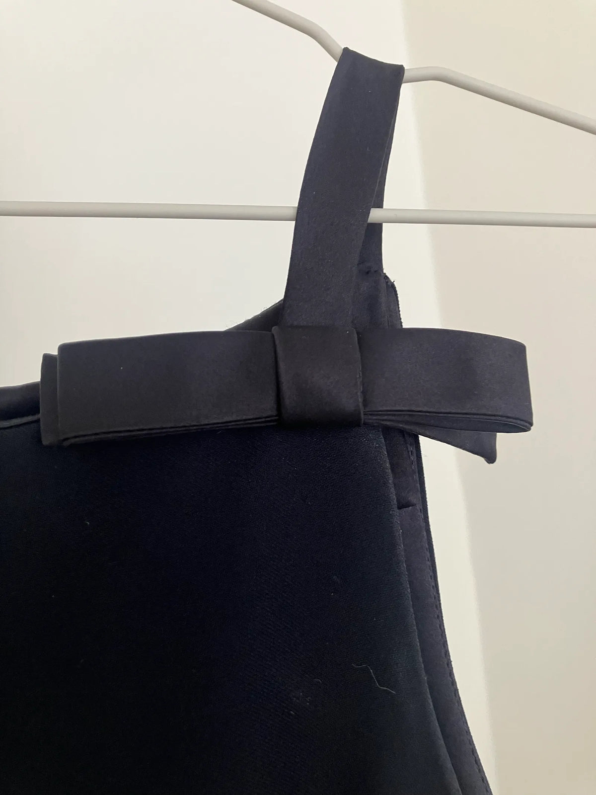 Miu Miu Bow Embellished Cady Mini-klänning