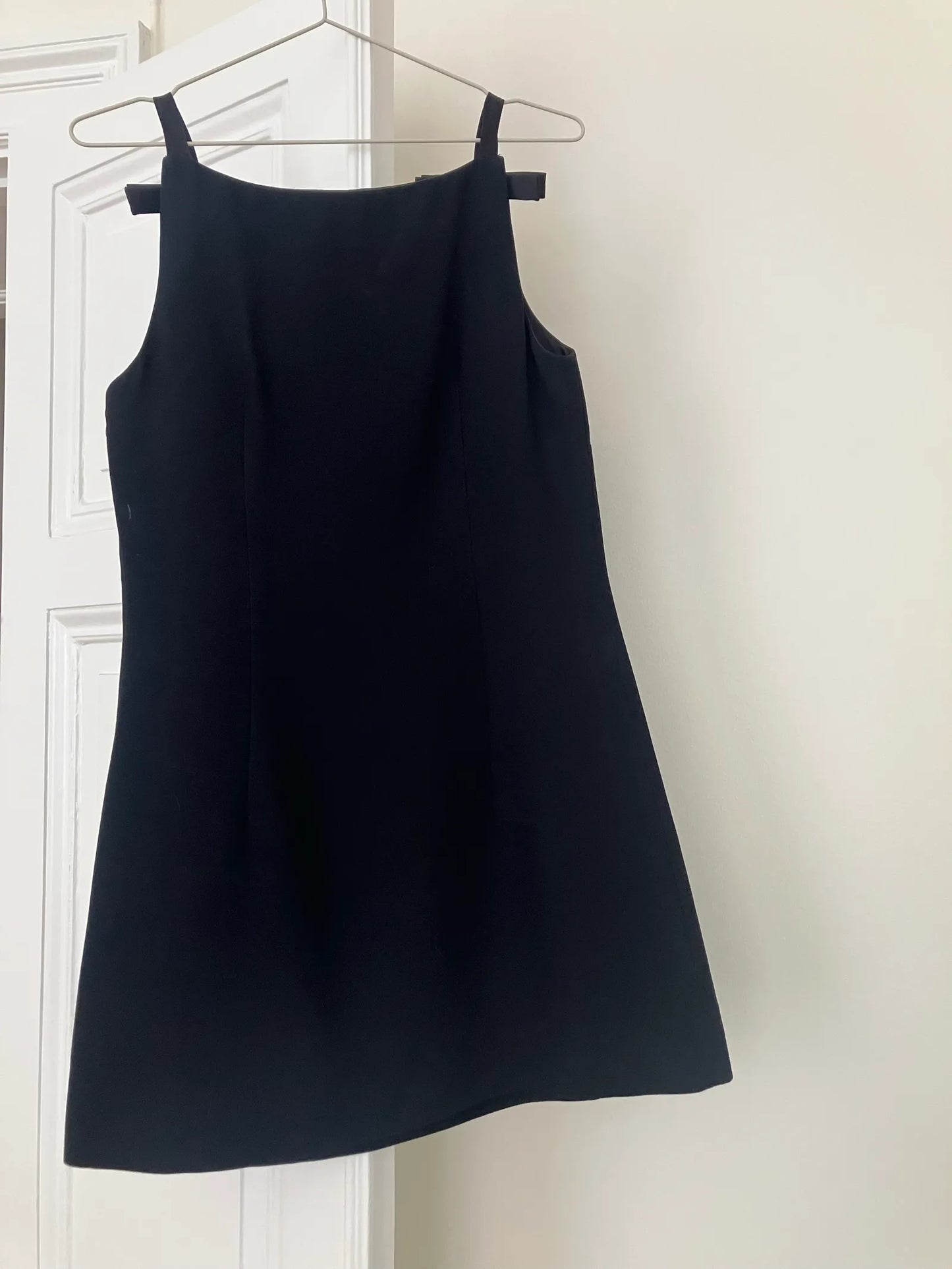 Miu Miu Bow Embellished Cady Mini-klänning