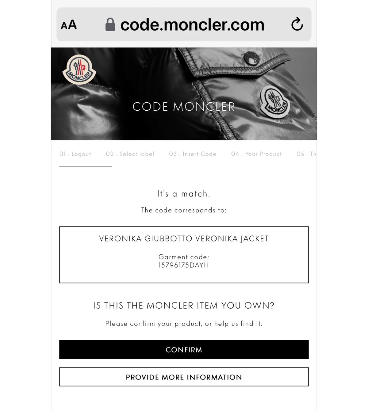 Moncler Veronika-dunjacka NWOT