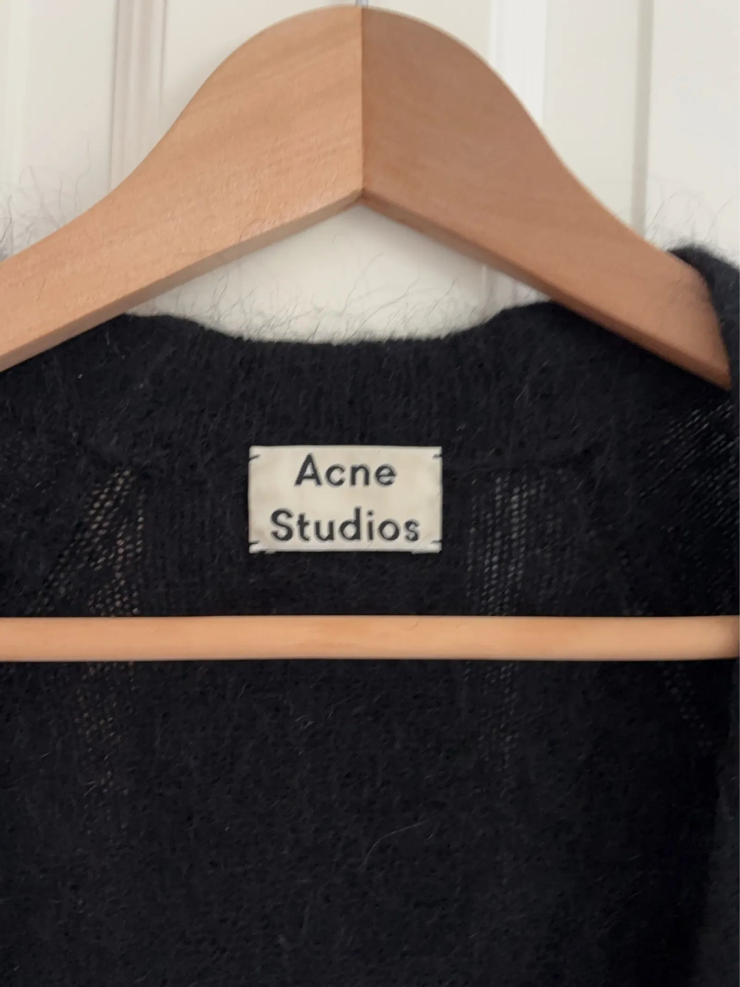 Acne Studios Acne Raya Short Mohair Cardigan