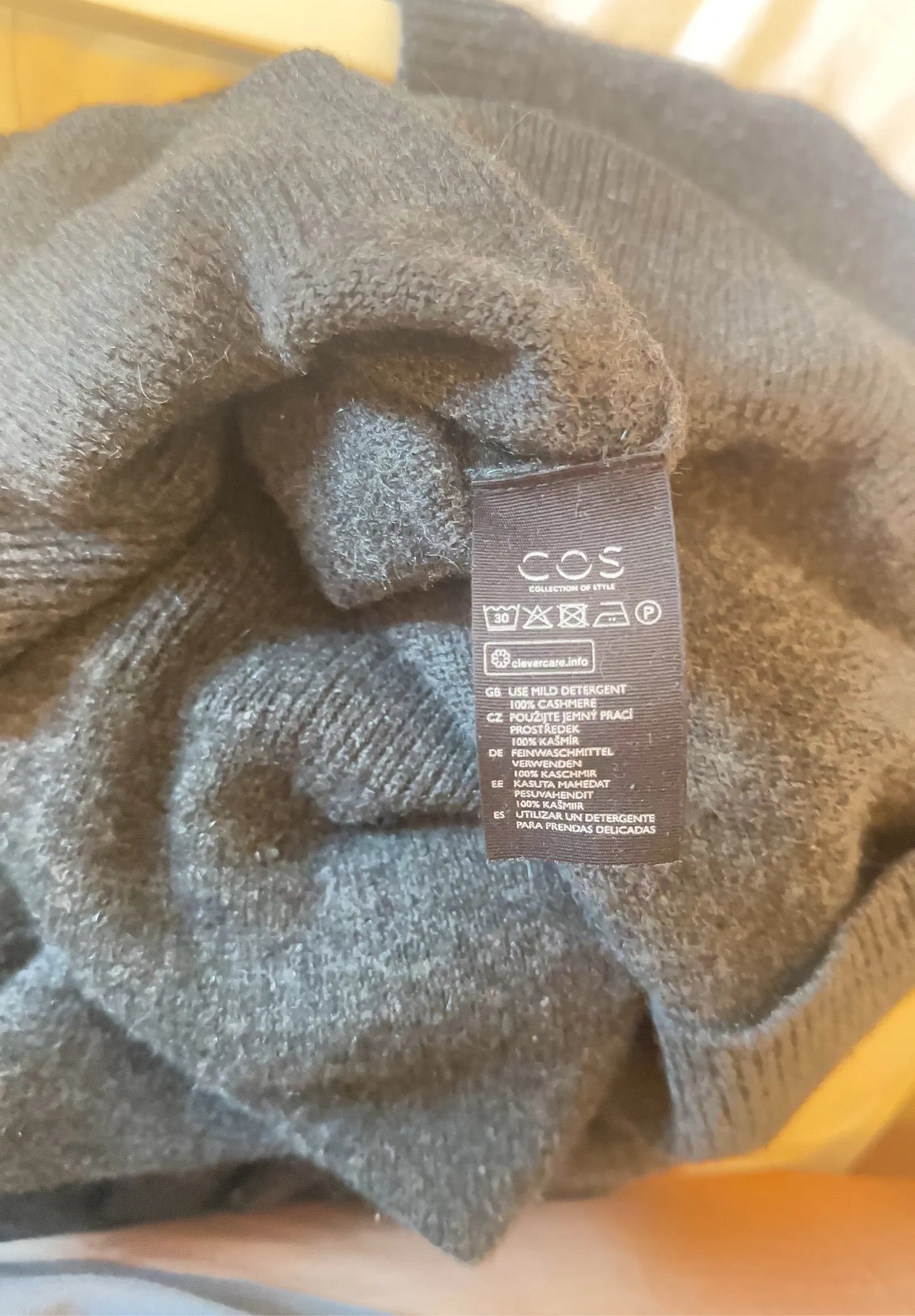 Cos Crew Fit-kashmirtröja