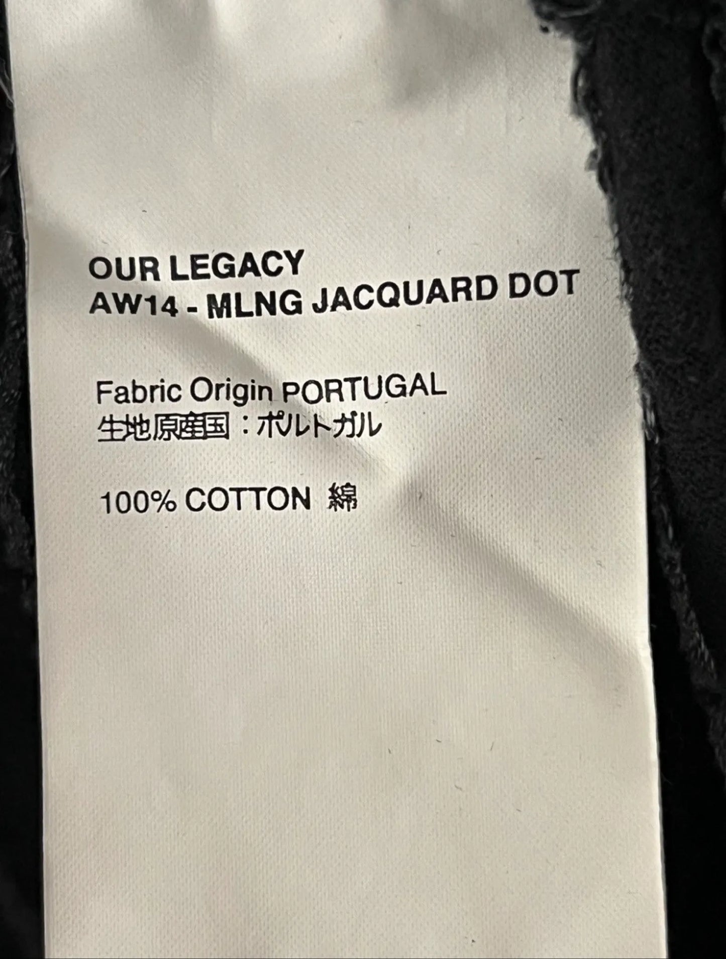 Our Legacy Mlng Jacquard Dot Sweater