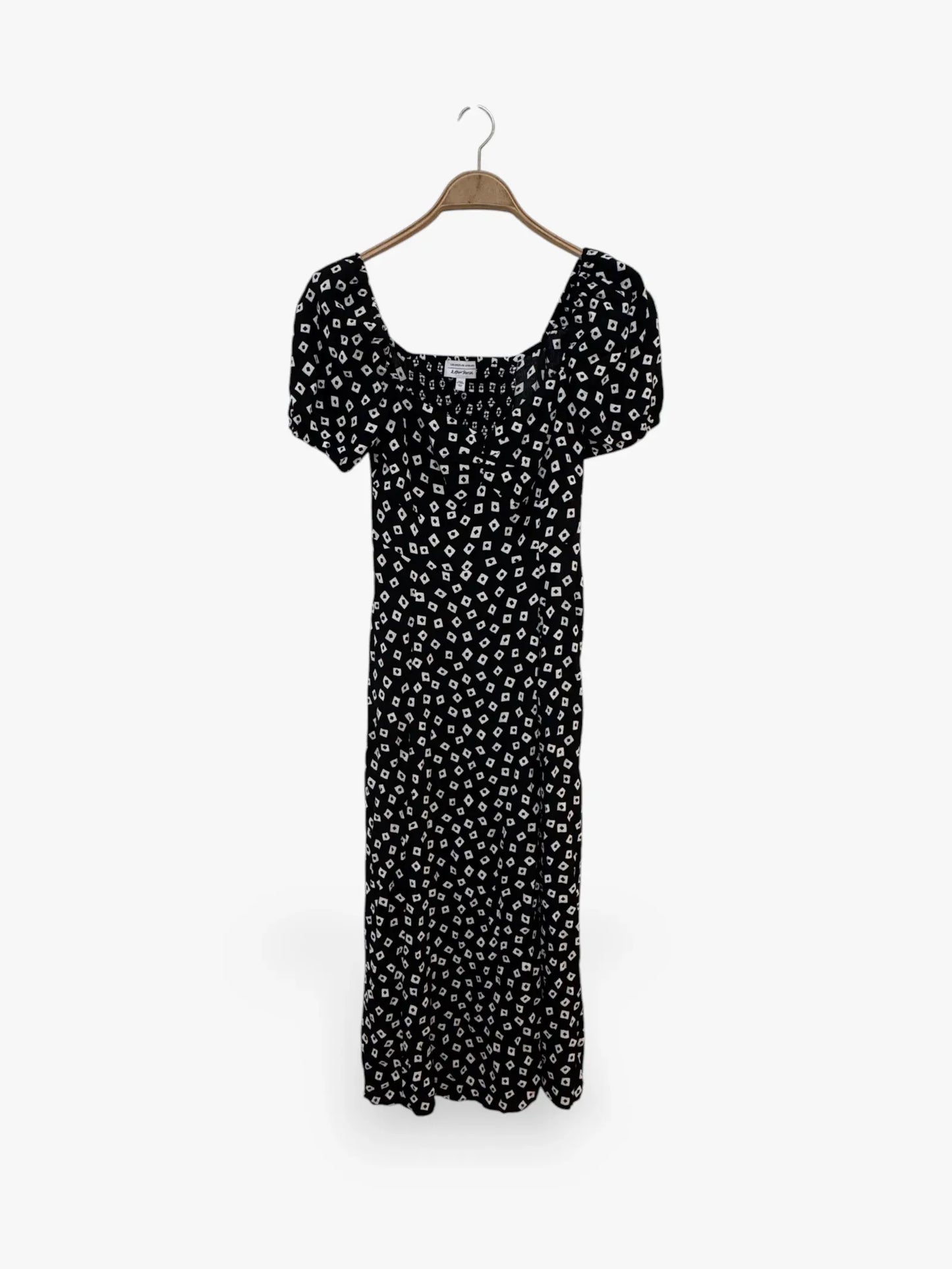 & Other Stories Flowy Puff Sleeve Midi Dress