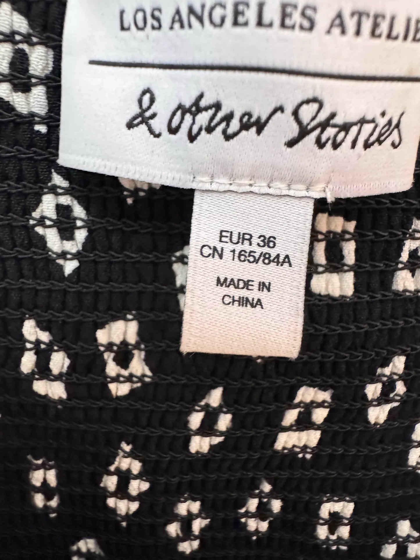 & Other Stories Flowy Puff Sleeve Midi Dress