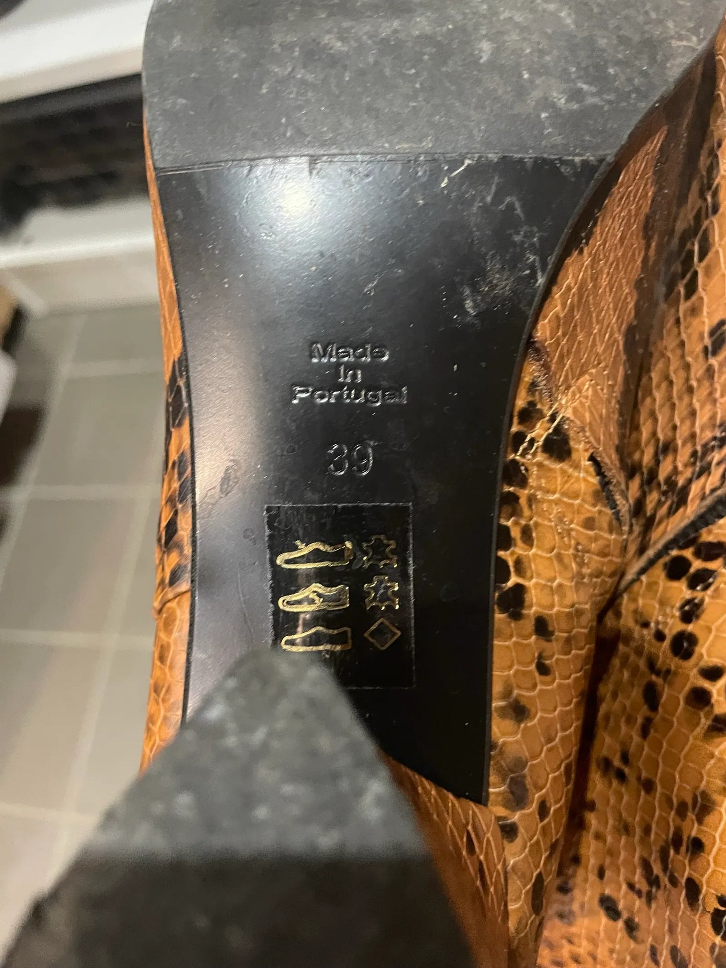 Blankens Riverside Serpent-skinnboots