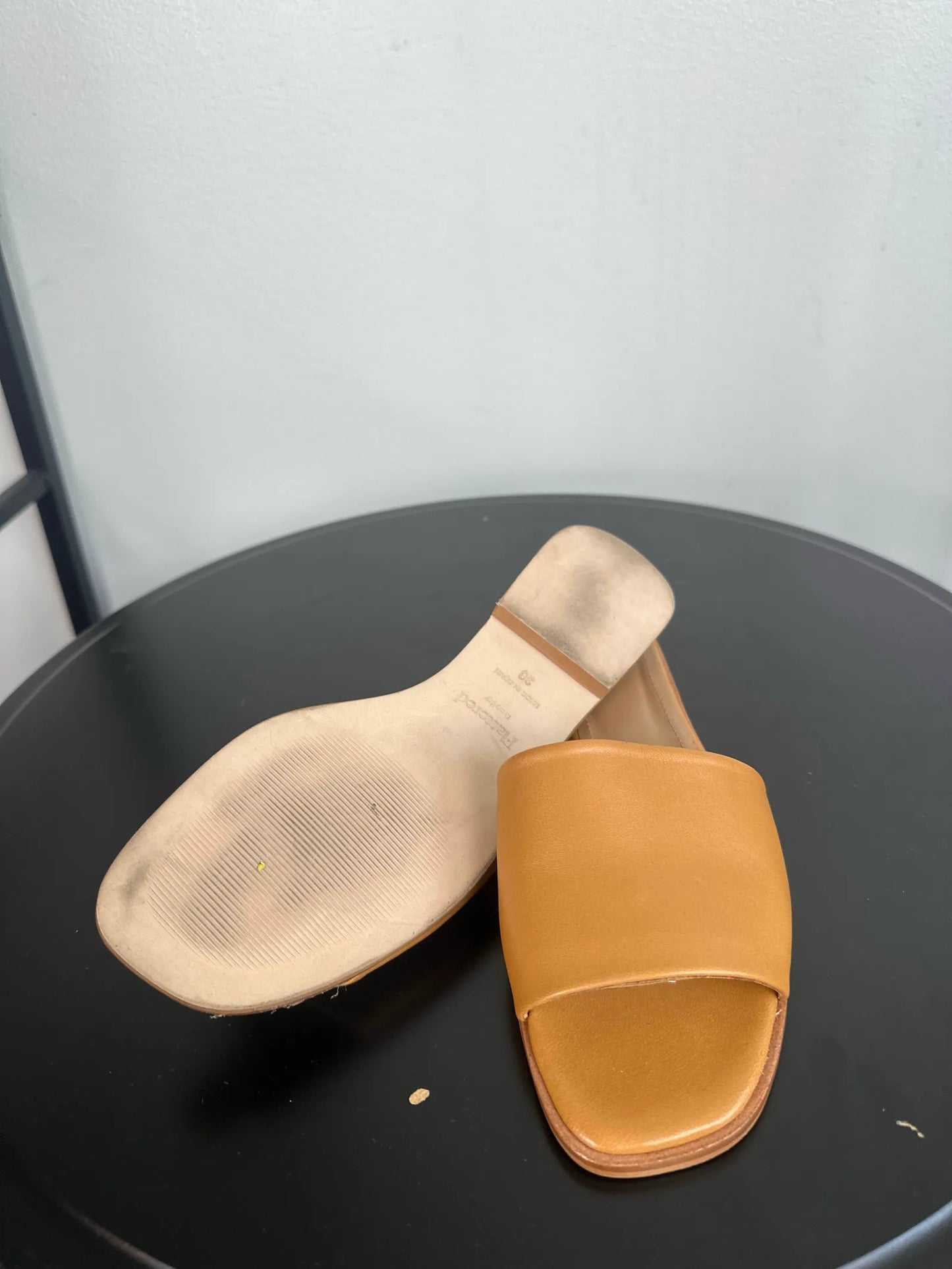 Flattered Mouna Leather Cognac Sandals