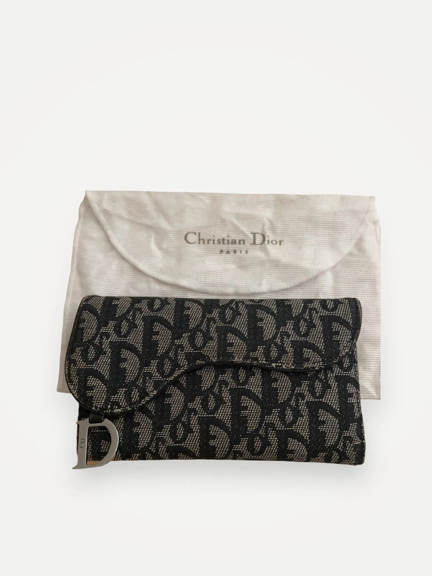 Christian Dior Saddle Long Flap Wallet Bag