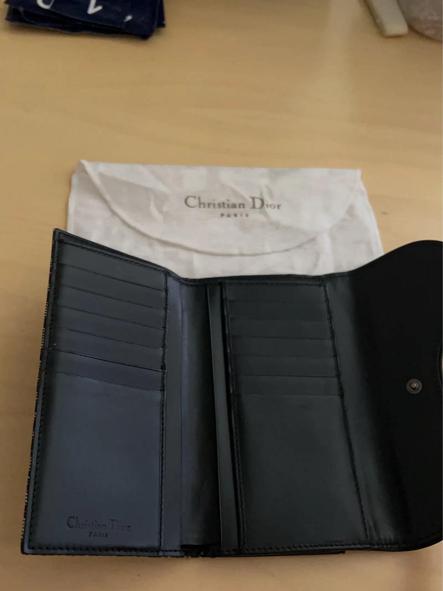 Christian Dior Saddle Long Flap Wallet Bag