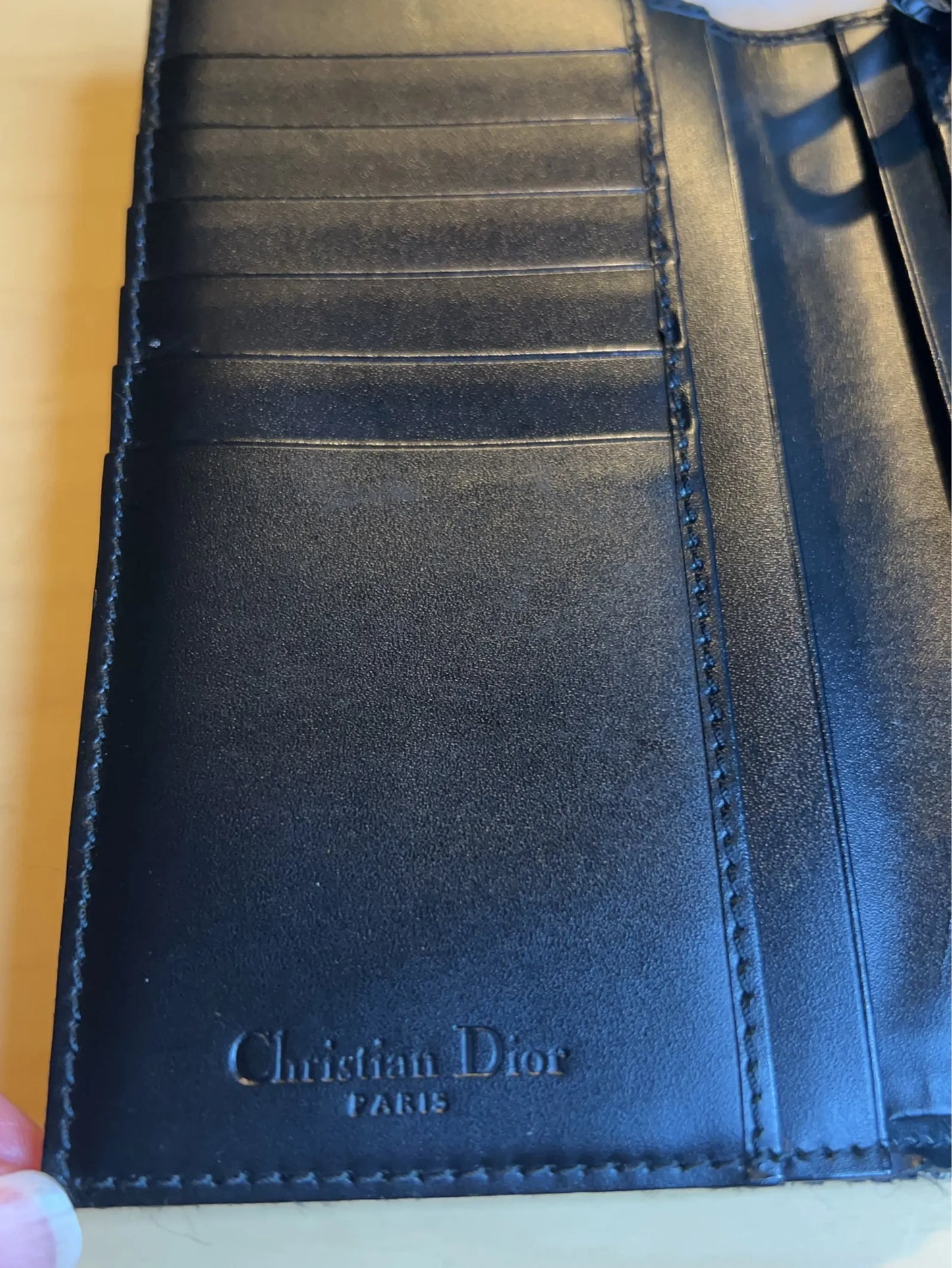 Christian Dior Saddle Long Flap Wallet Bag