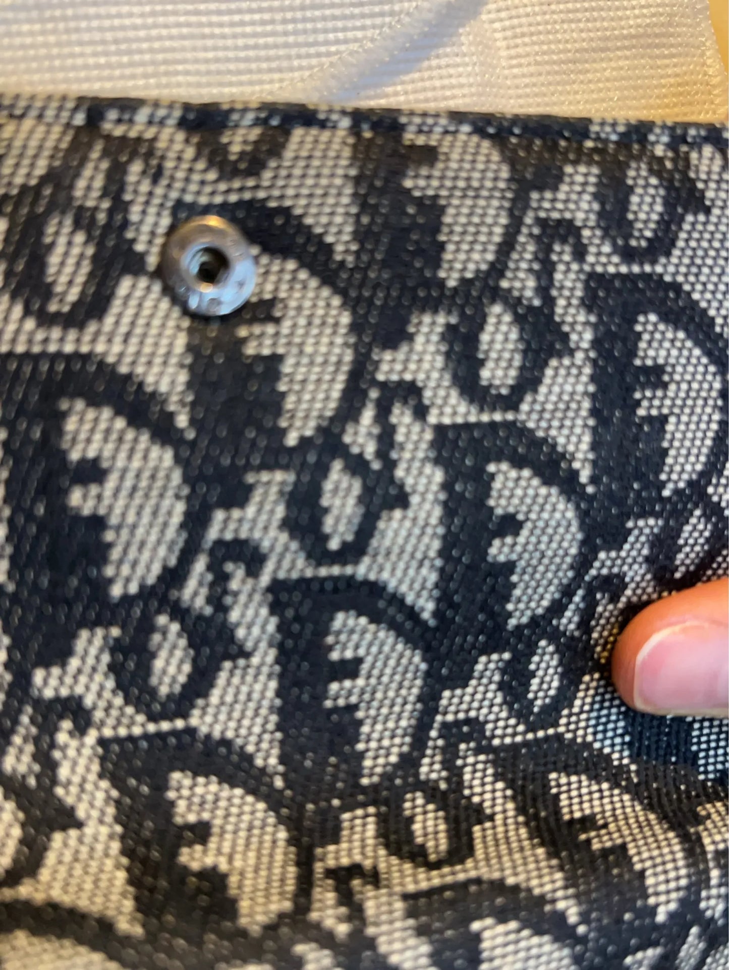 Christian Dior Saddle Long Flap Wallet Bag
