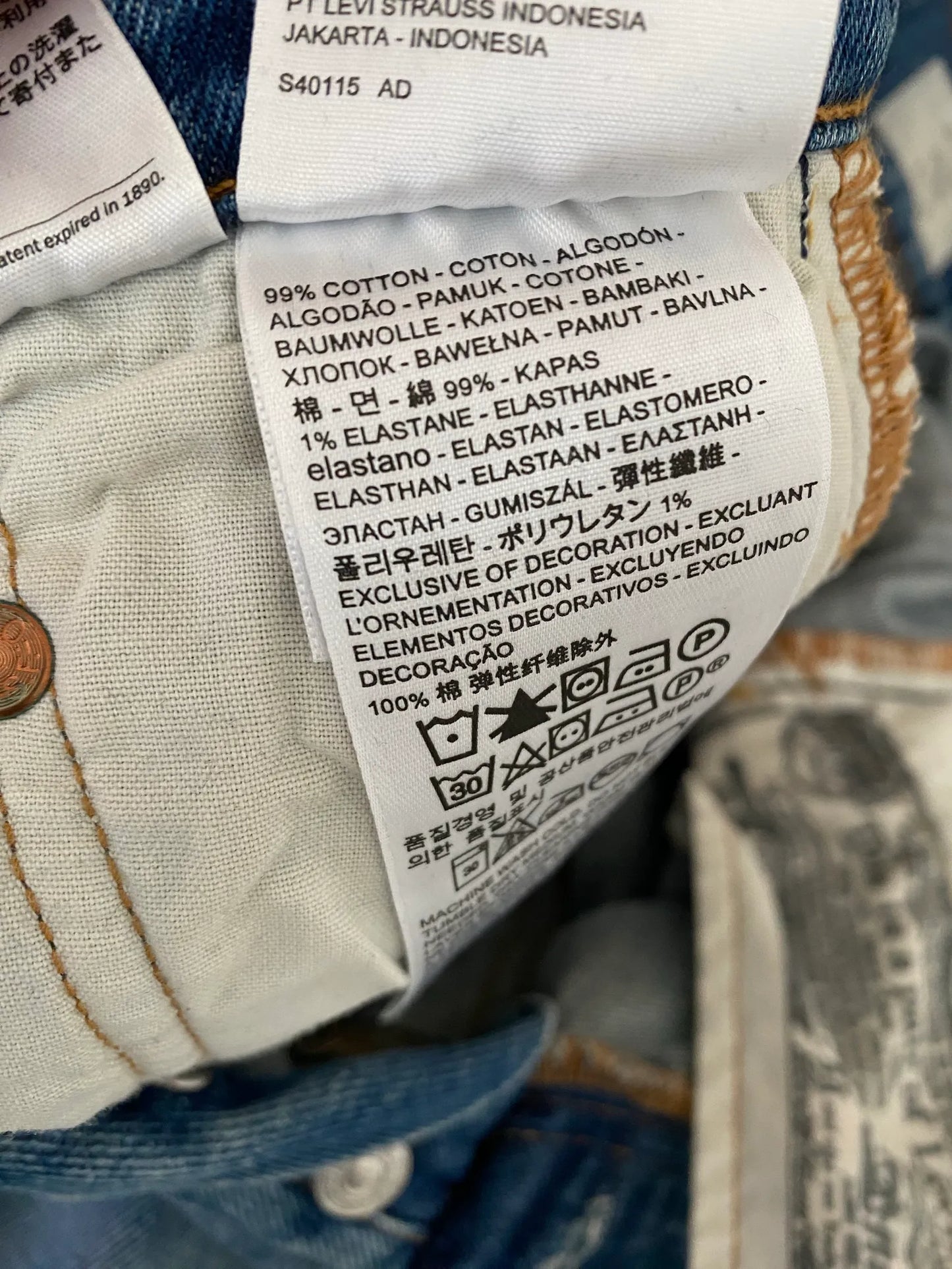 Levi's Leviś Altered 501 Skinny-jeans
