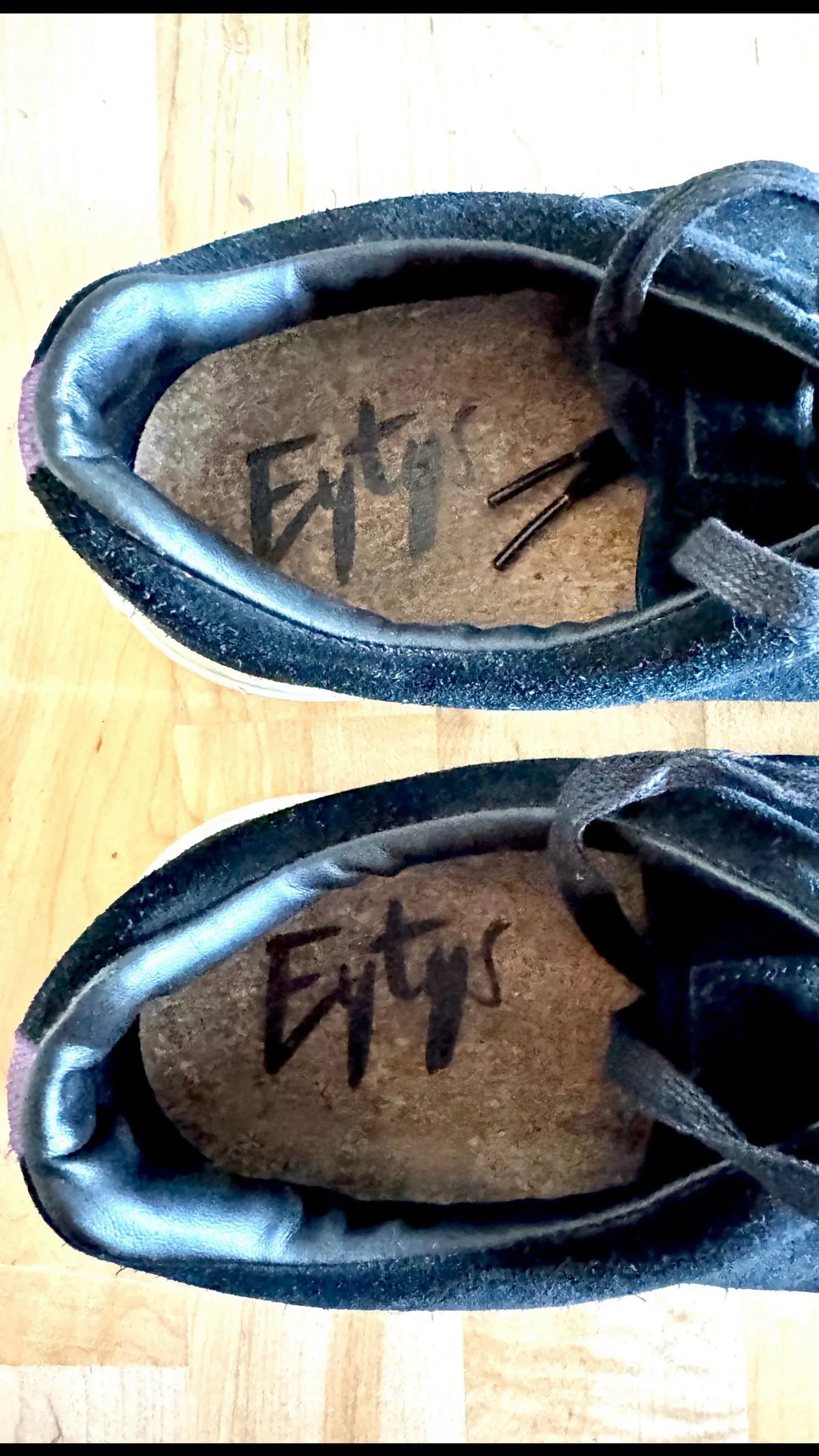 Eytys Mother Leather Ink Sneakers
