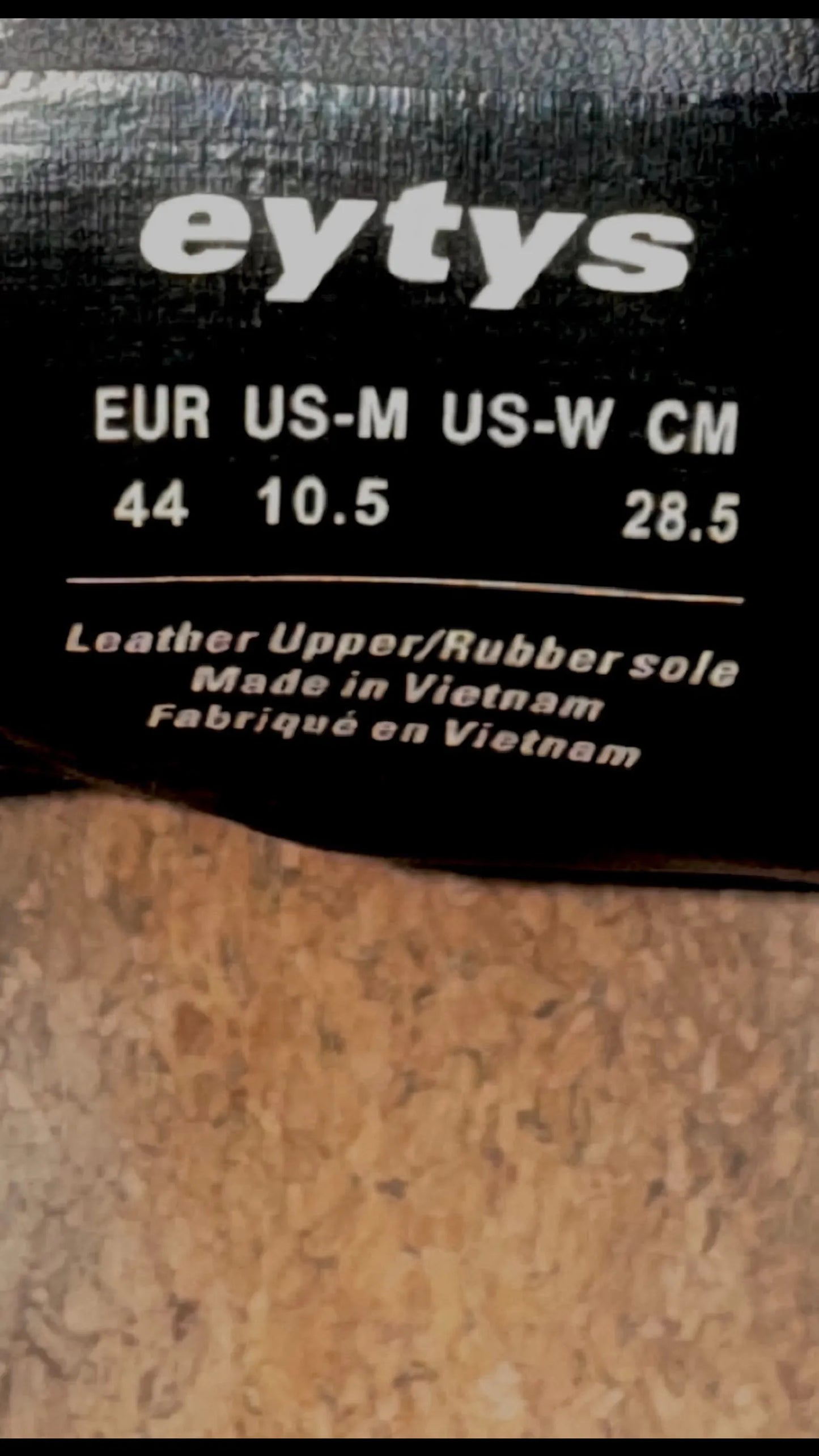 Eytys Mother Leather Ink Sneakers