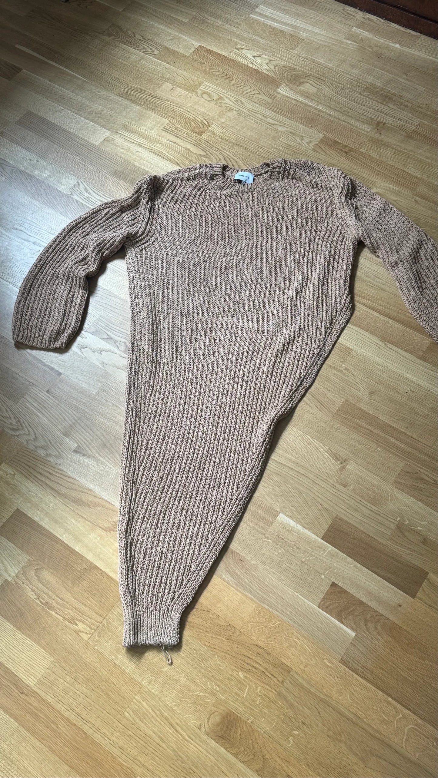 Nanushka Rodi Assymetric Cotton Knit-tröja