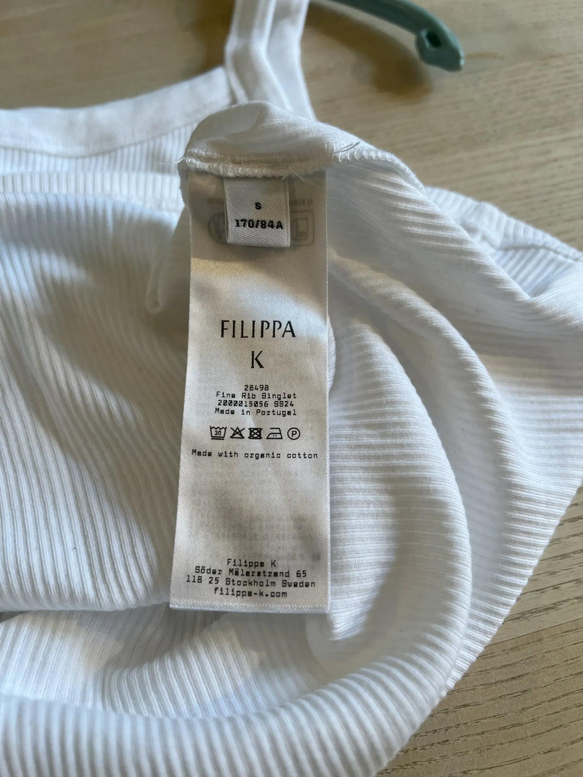 Filippa K Fine Rib Singlet-linne NWOT