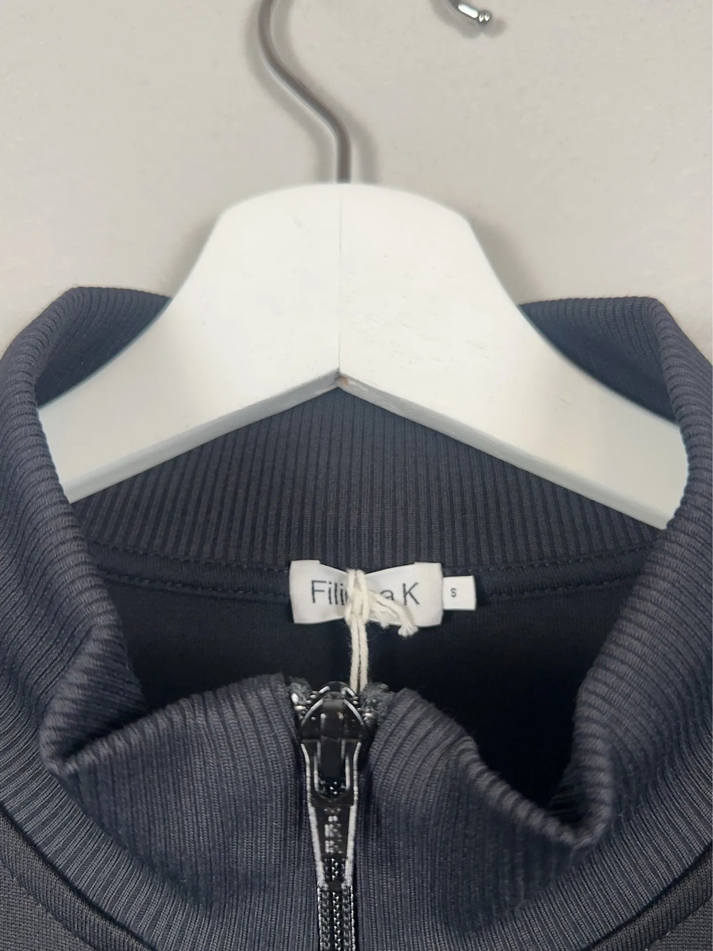 Filippa K Plated Zip Sweatshirt