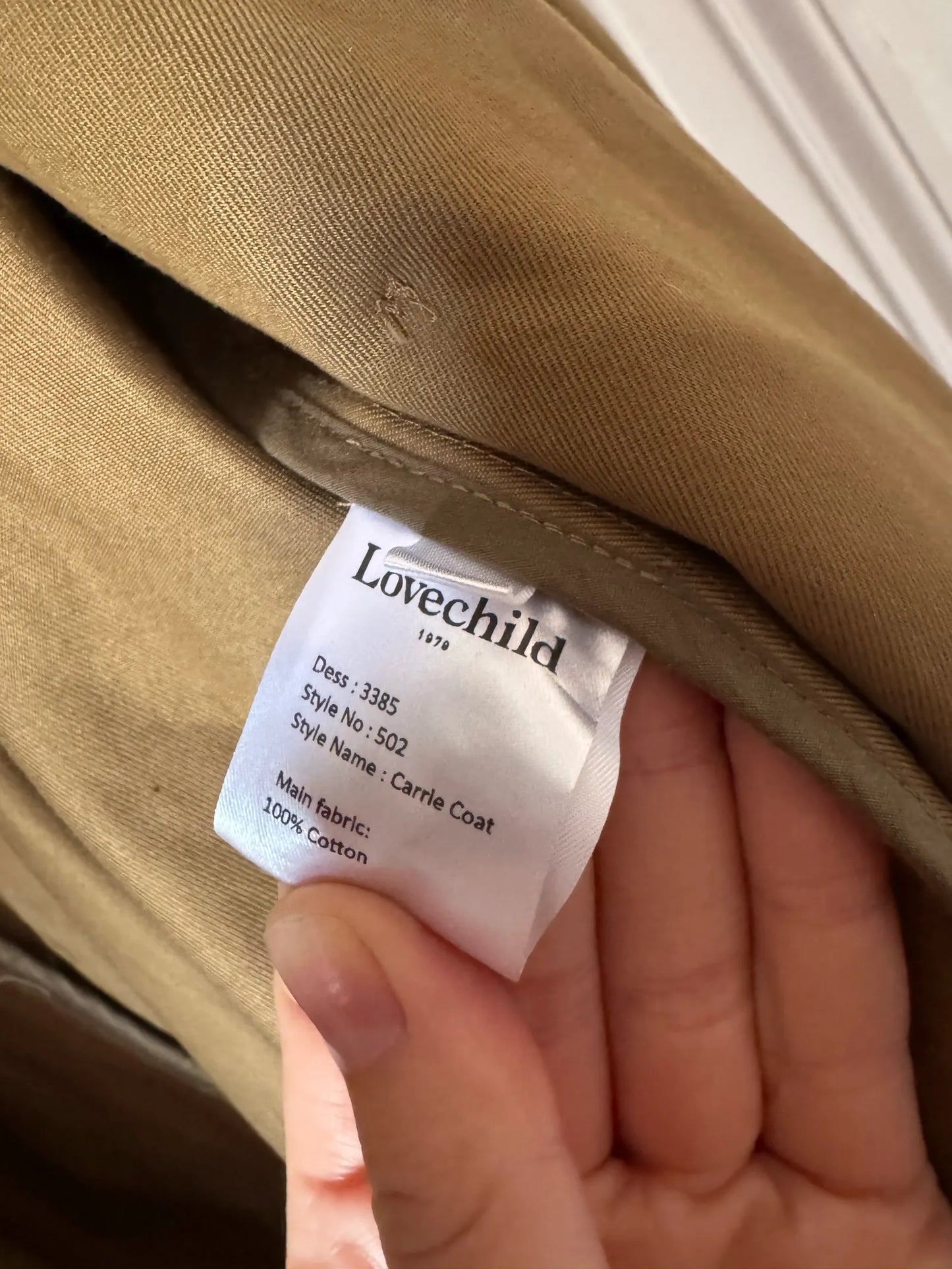 Lovechild Carrie-trenchcoat