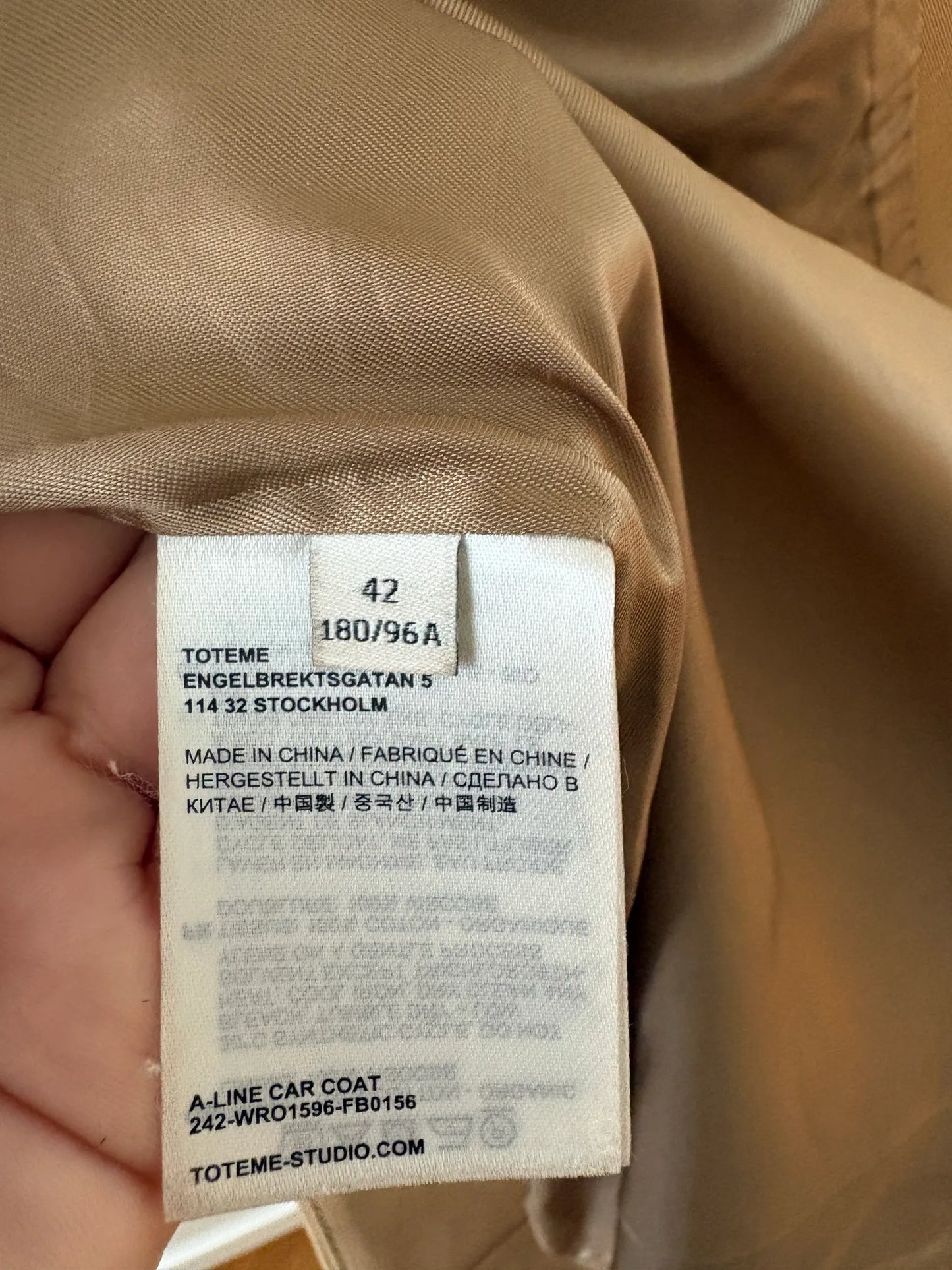 Toteme Cotton Twill-kappa