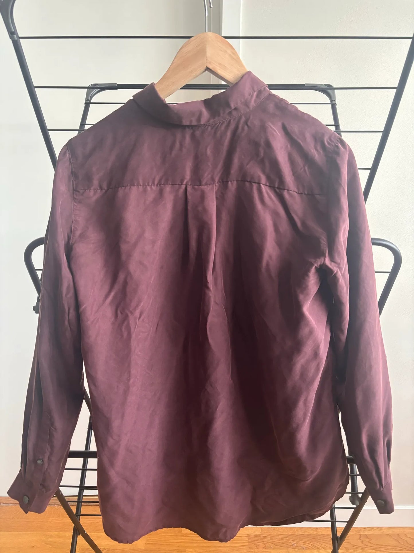 Whyred Karolina Washed Silk Blouse