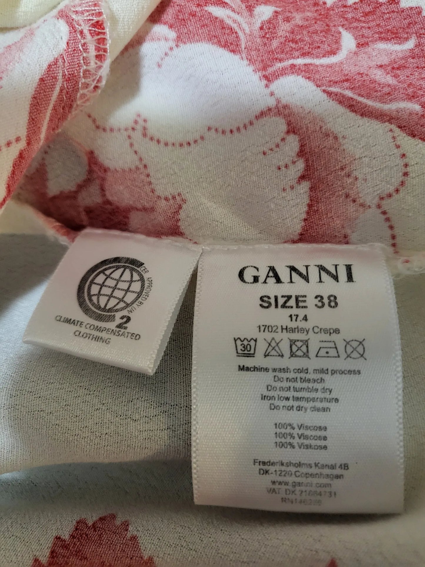 Ganni Harley Crepe Dress