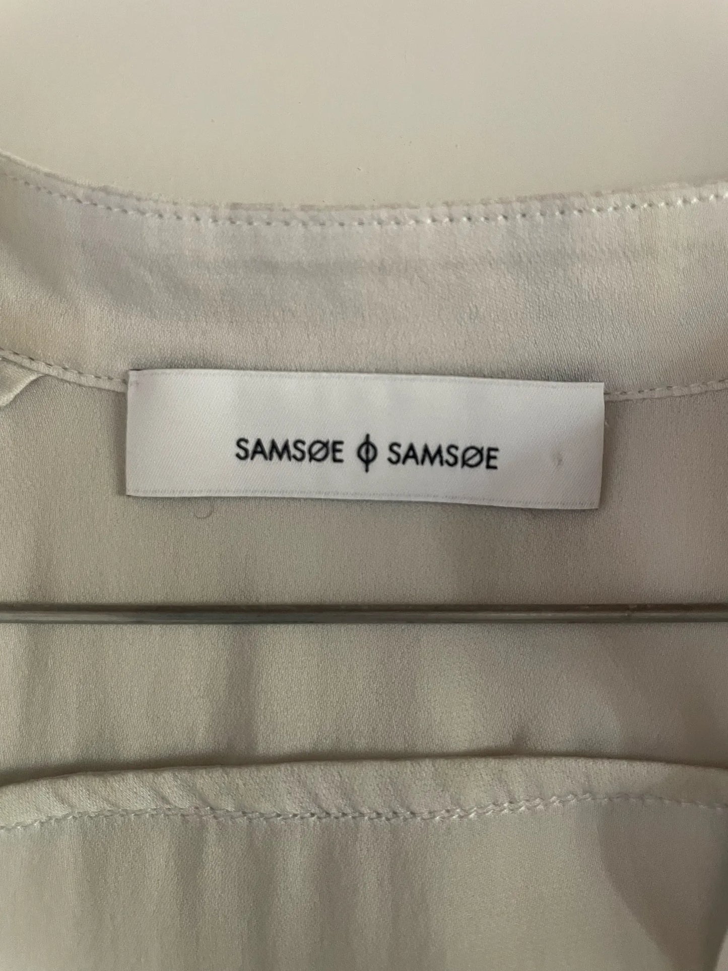Samsøe Samsøe Ärmlös-sidenblus