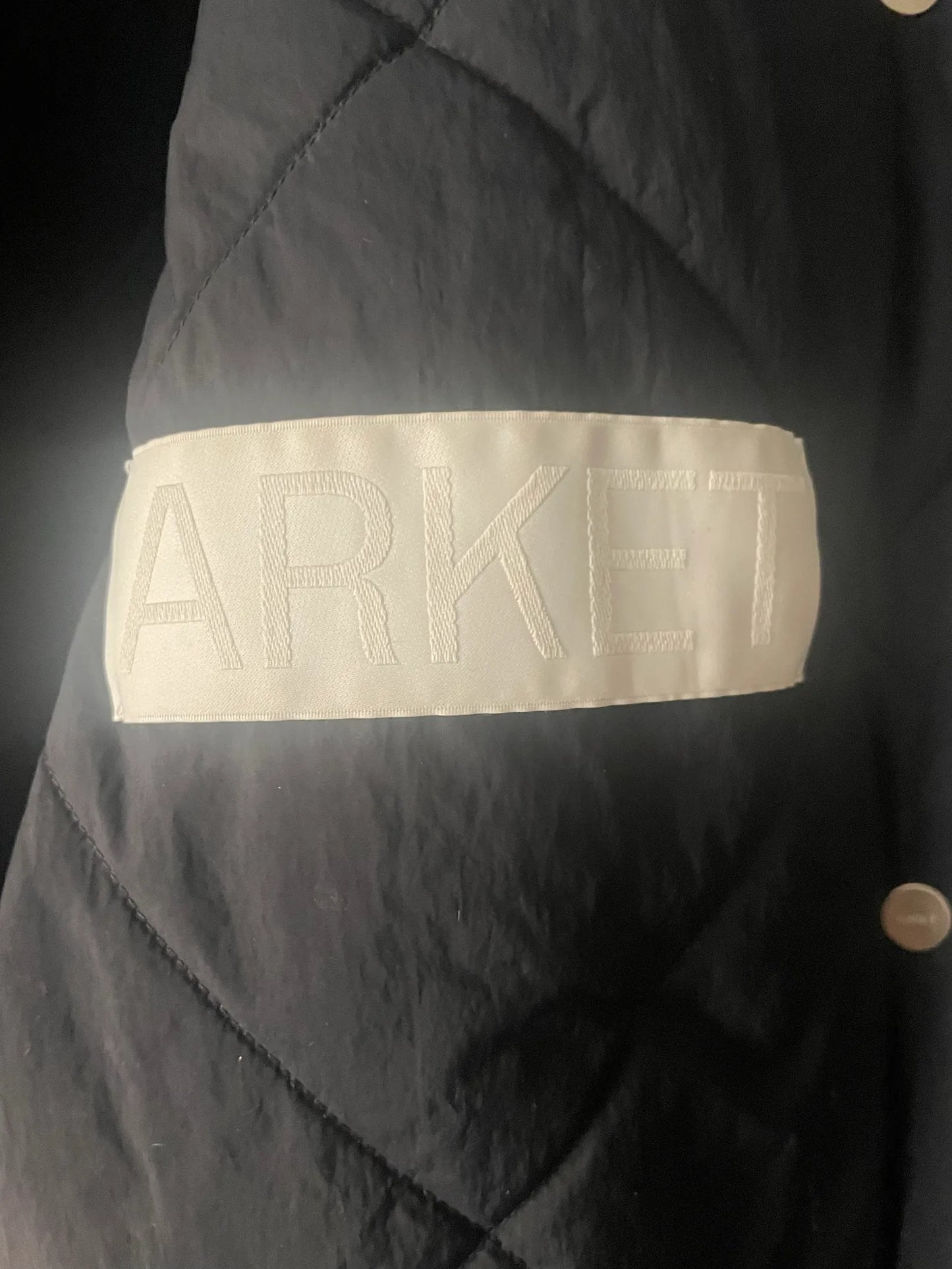 Arket Belted Puffer Coat-kappa