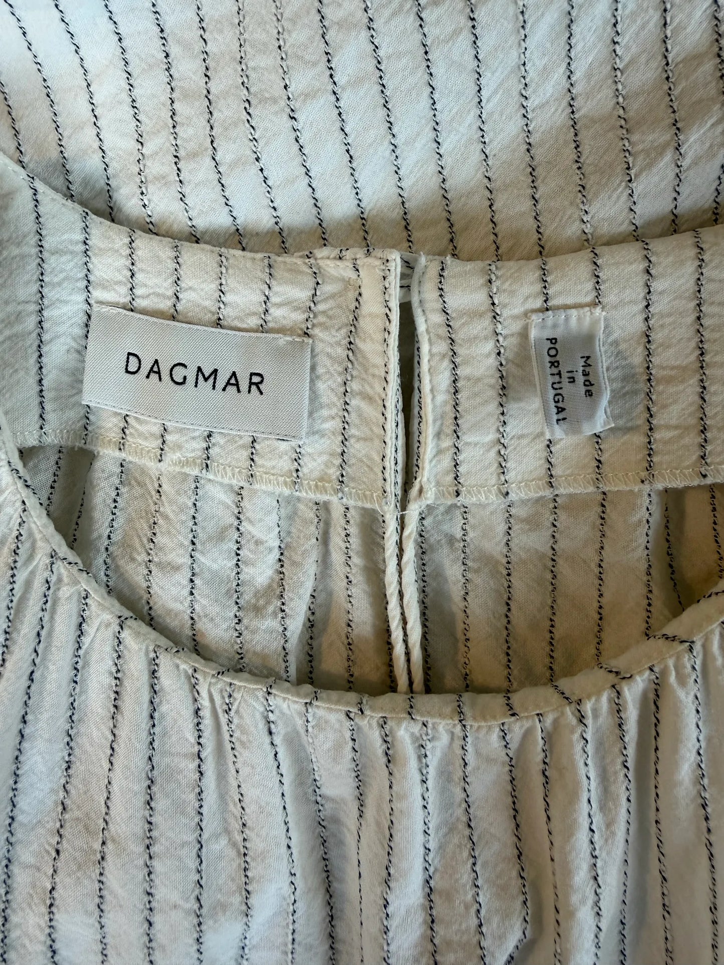 Dagmar Ruffle Cotton-klänning