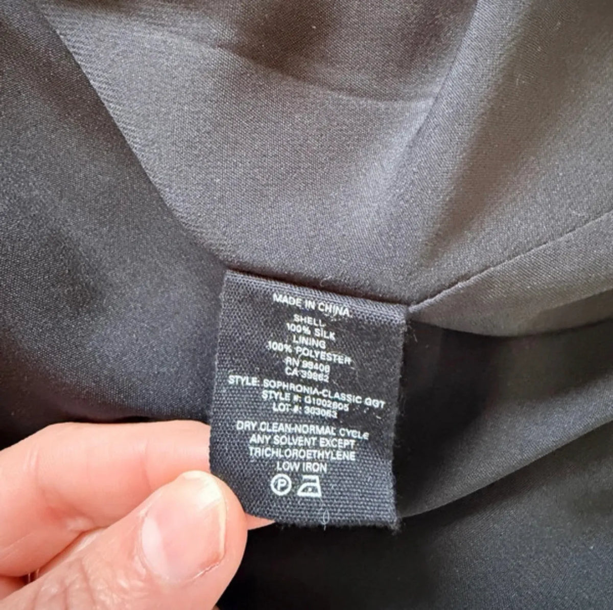 Theory Silk-sidenklänning NWOT