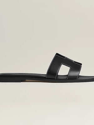 Hermès Oran-skinnsandaler NWT