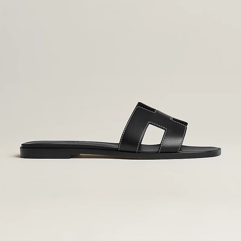 Hermès Oran-skinnsandaler NWT
