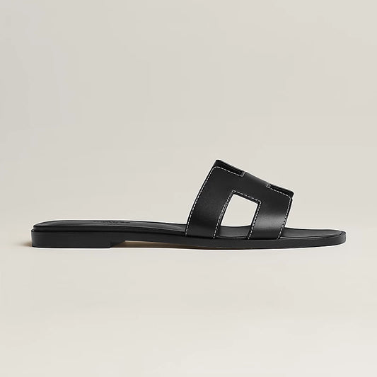 Hermès Oran-skinnsandaler NWT