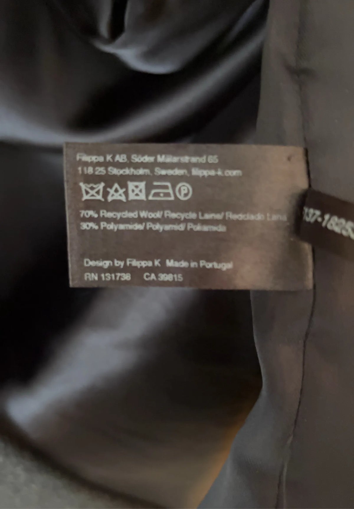 Filippa K Classic Wool Coat