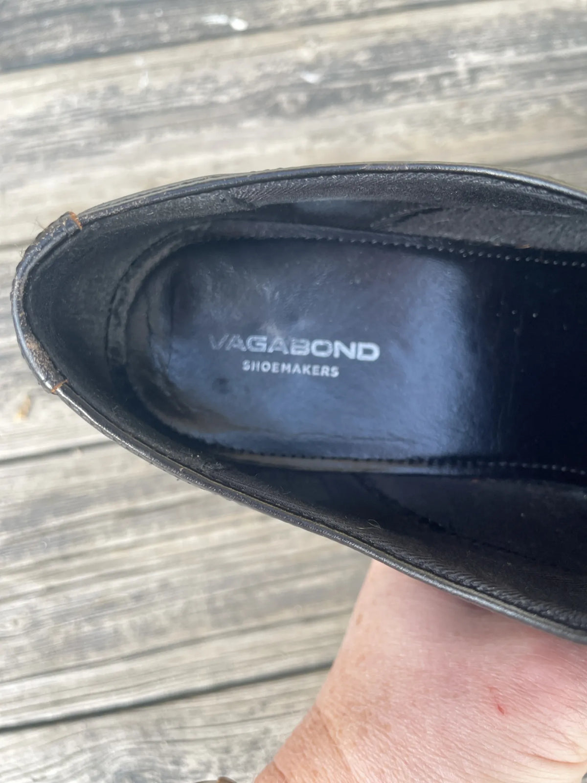 Vagabond-skinnloafers