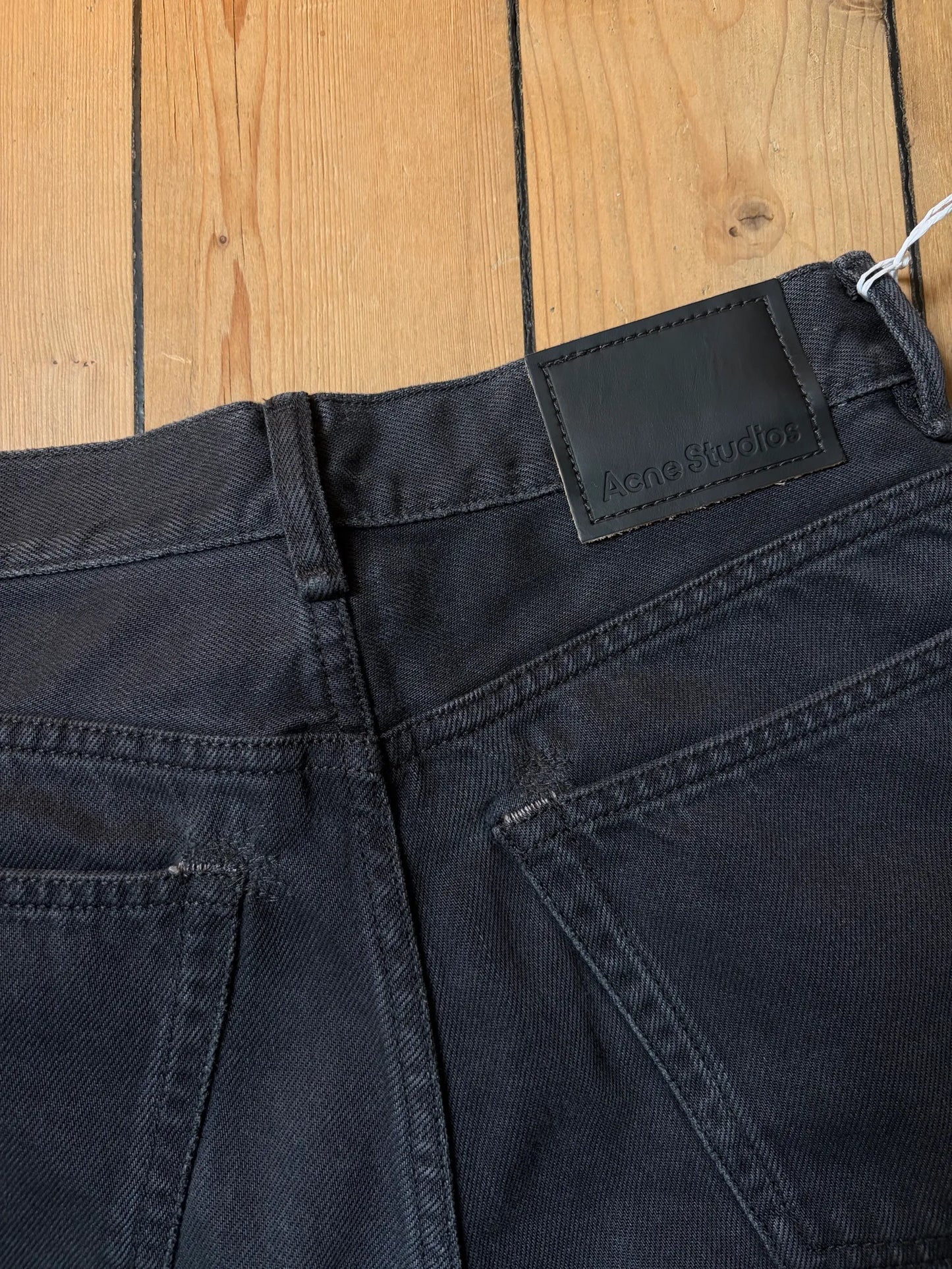 Acne Studios 2021f Faded Black Jeans