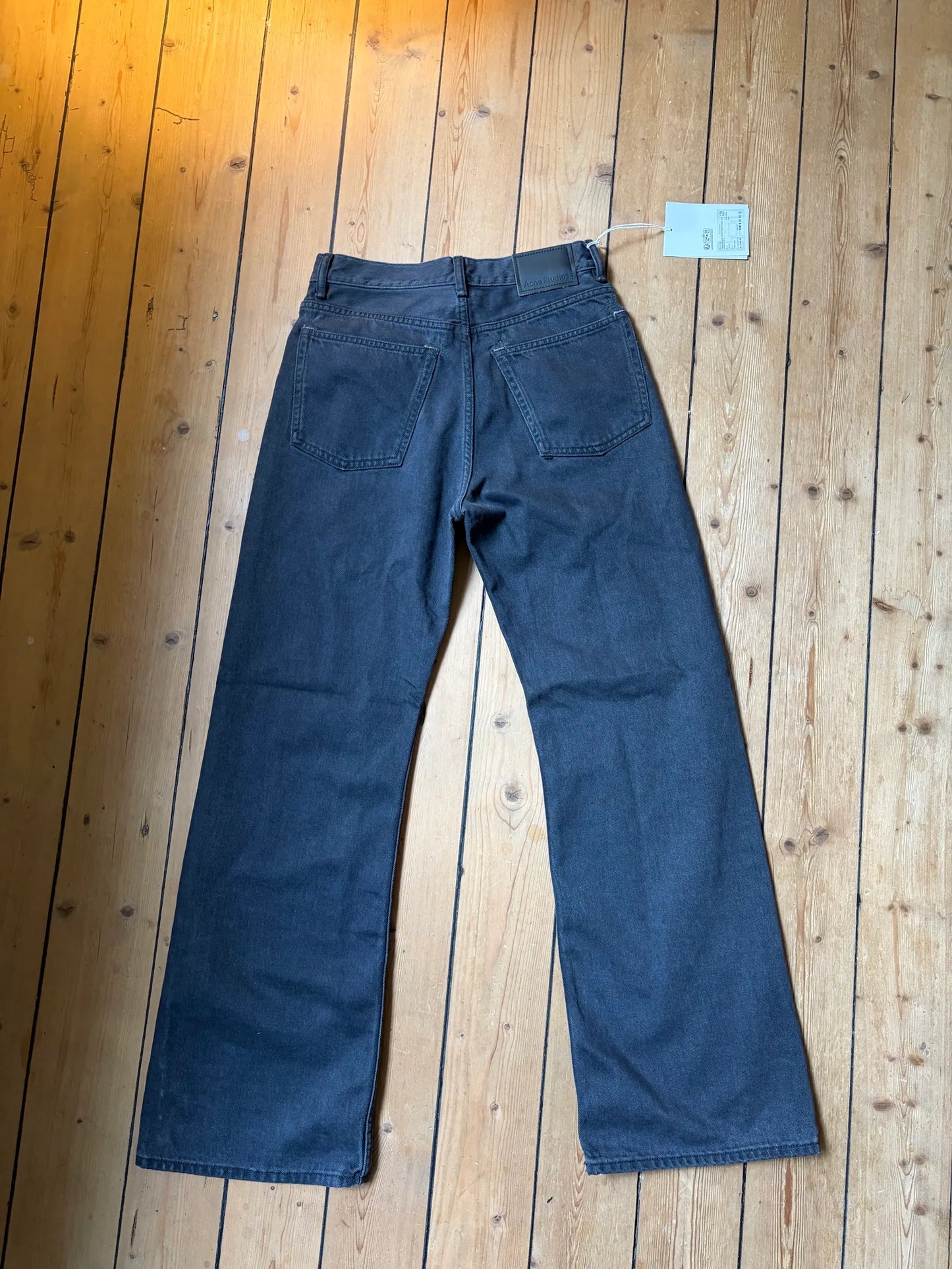 Acne Studios 2021f Faded Black Jeans