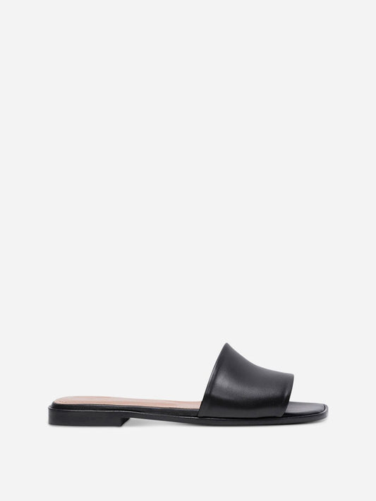 Flattered Mouna Leather Black-skinnsandaler