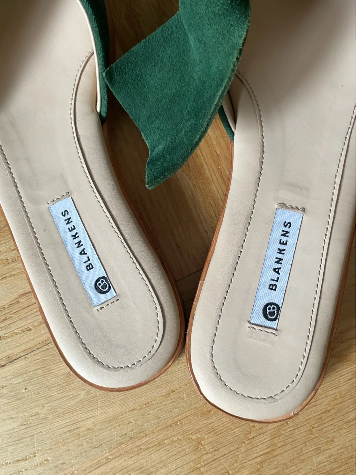 Blankens The Rhodes Green Sandals