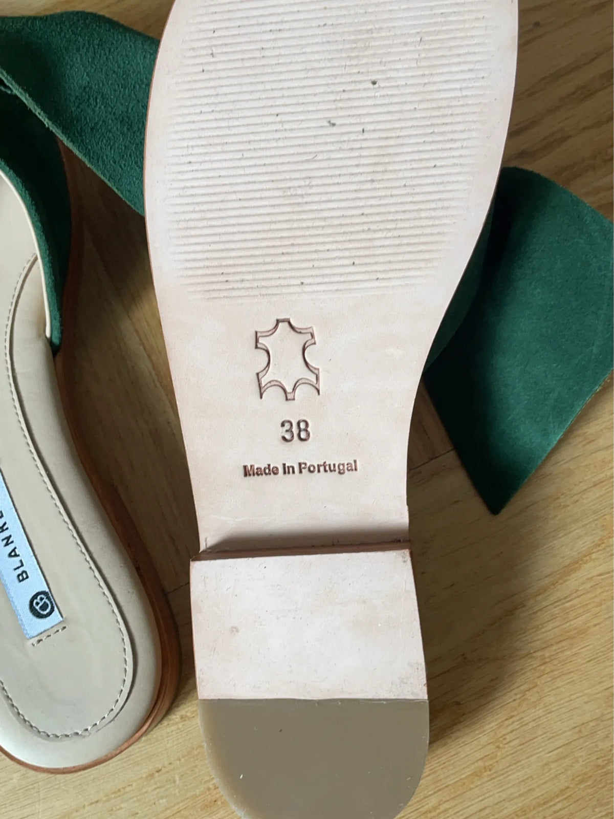 Blankens The Rhodes Green Sandals