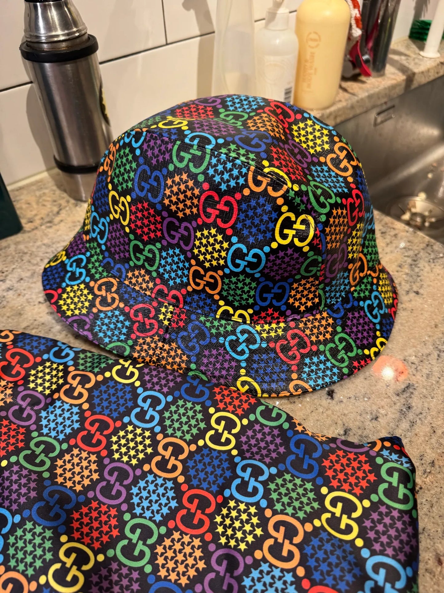 Gucci Psychedelic Bucket-hatt